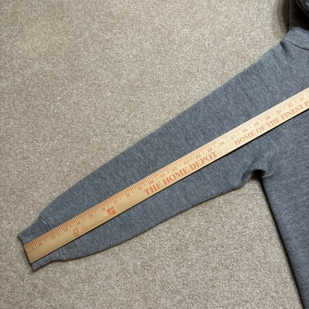 Vtg 80s Levi's Hoodie Sweatshirt Mens Medium Gray Made USA Chest Logo White Tab